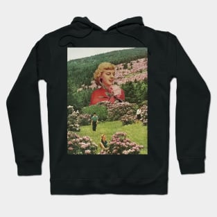 Flower Picking - Surreal/Collage Art Hoodie